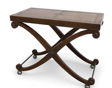 X Base Regency Style Bar Cart