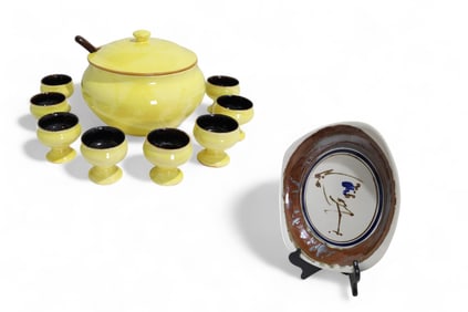 Danish Punch Set & Dansk Platter