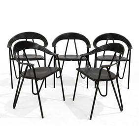 Italian Leather Chairs - 5