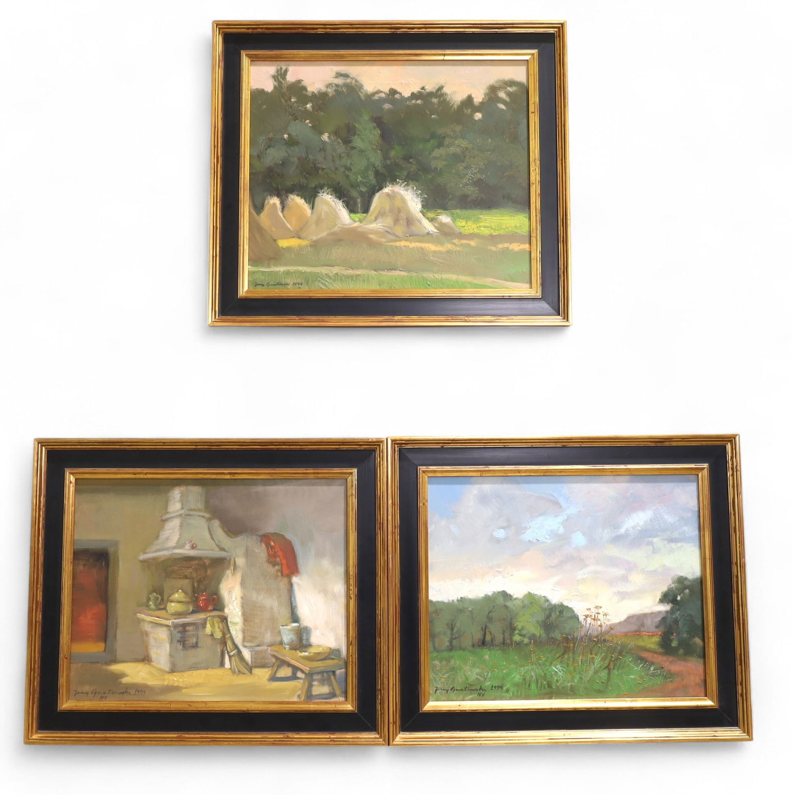 Signed Jerry Gnatkowski - Oil on Canvas - 3 (1 of 8)