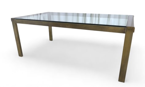 Mid Century Bronze Dining Table