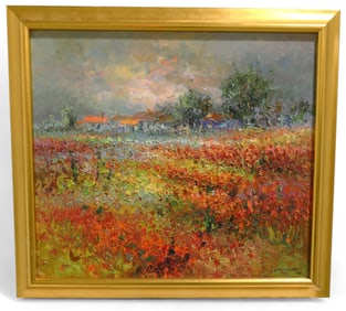 Signed Janusz Olszewski Oil Palette Knife