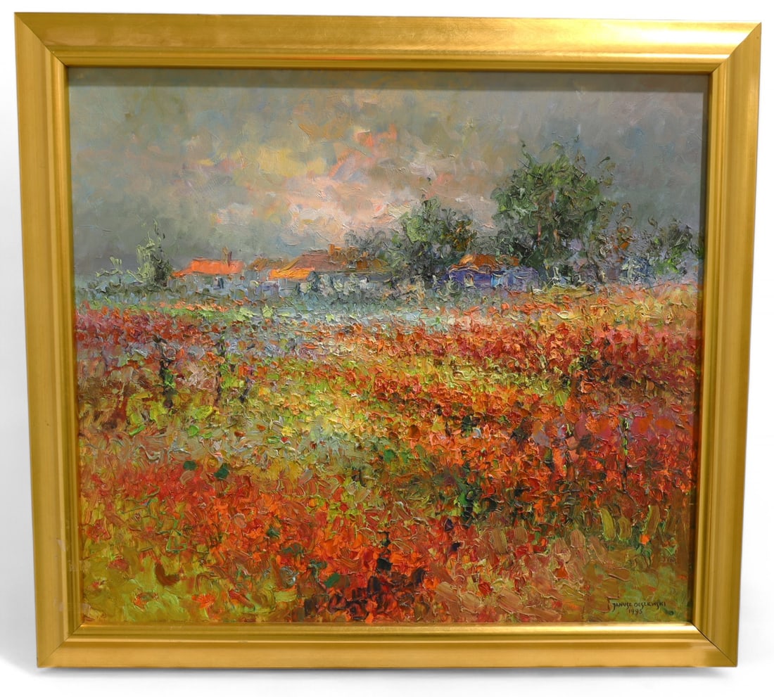 Signed Janusz Olszewski Oil Palette Knife (1 of 6)