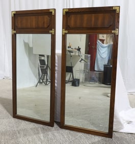 Campaign Style Mirrors - Pair