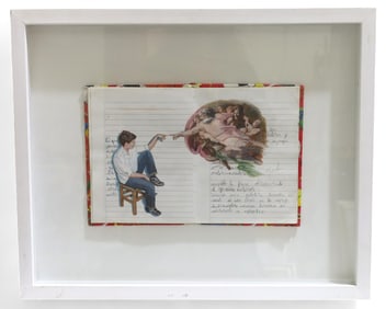 Gallina Claudio "La Creation" Acrylic on Paper