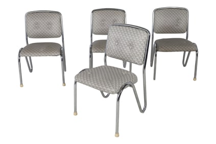 Chrome Kitchen Chairs - 4