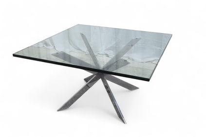 Tri-Mark Designs - Chrome & Glass Jacks Table