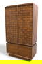 Mid Century Brutalist Tall Chest