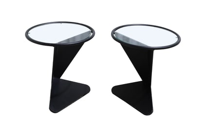 Italian Side Tables - Pair