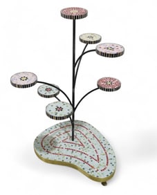 Multi Tier Tile Plant Stand