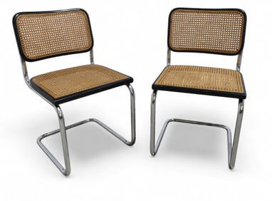 Italian Ebony Cesca Chairs