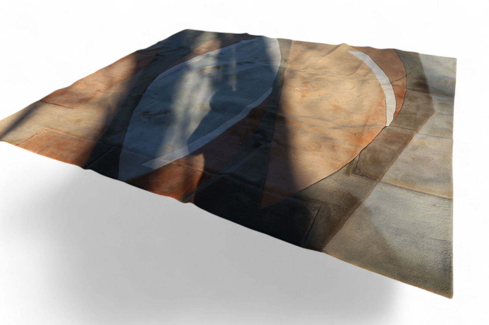 Edwards Fields Rug: A signed Edward Fields wool rug Dimensions:12'x10'