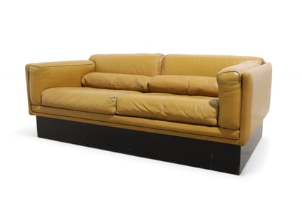 Beaufort Leather Love Seat