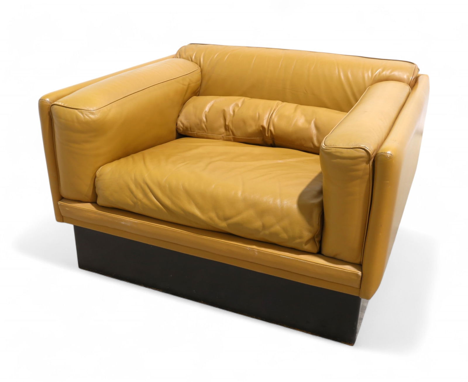 Beaufort Leather Cube Chair (1 of 13)