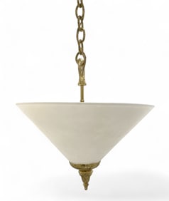 Vintage Brass Single Light Fixture
