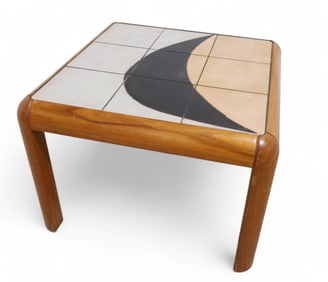 Danish Teak Tile Table
