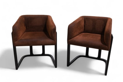 Mid Century Style Dining Chairs - Pair
