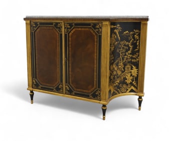 Decorated Regency Style Credenza