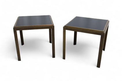 Iron Side Tables - Pair