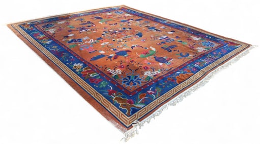 Vibrant Color Chinese Rug