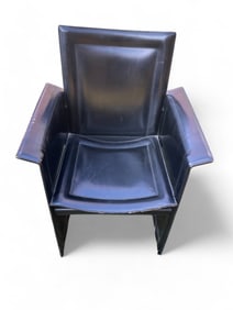 Arben Italian Leather Arm Chair