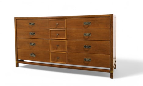 Hickory Mid Century Long Dresser