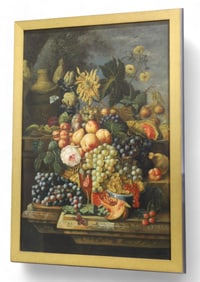 Signed Still Life Oil  on Canvas
