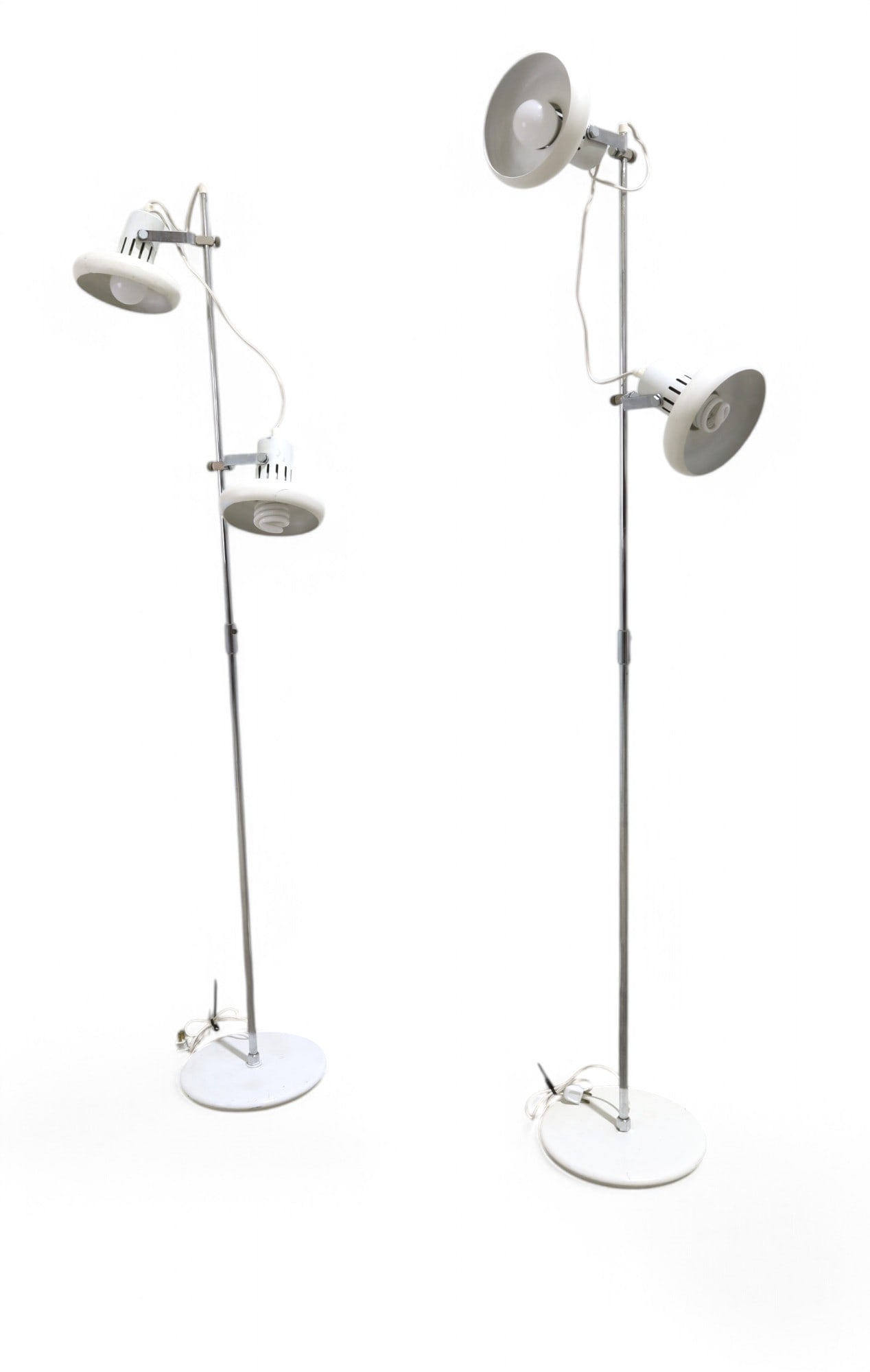 Adjustable MCM Floor Lamps -Pair (1 of 8)
