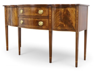 Stickley Audi Inlaid Mahogany Sideboard