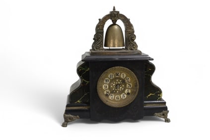 Antique Gilbert Curfew Clock