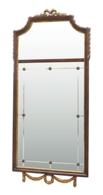 Ribbon Detail French Style Mirror