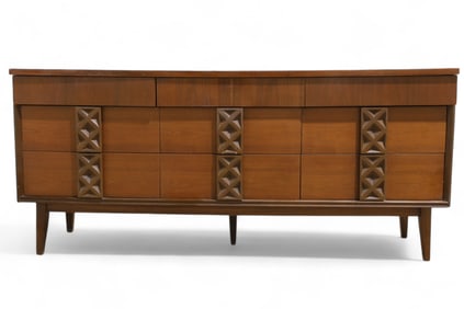 Basset Walnut Long Dresser