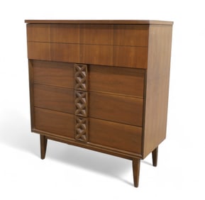Basset Walnut High Chest