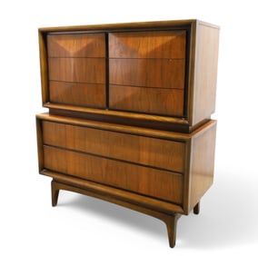 United Diamond Front High Chest