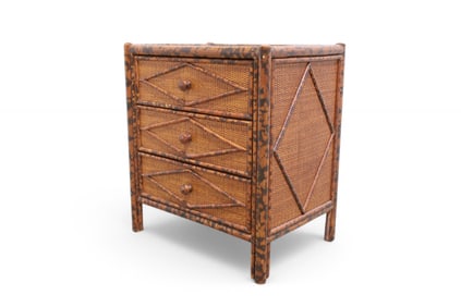 Bloomingdales Rattan 3 Drawer Stand