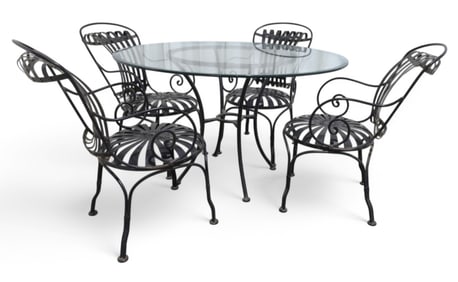Francois Carre Iron Patio Set - 5 Pc.