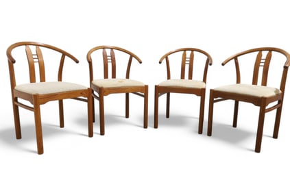 D- Scan Teak Dining Chairs - 4