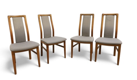 Danish Style Teak Dining Chairs - 4