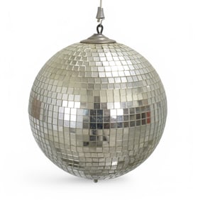 1970's Mirrored Disco Ball