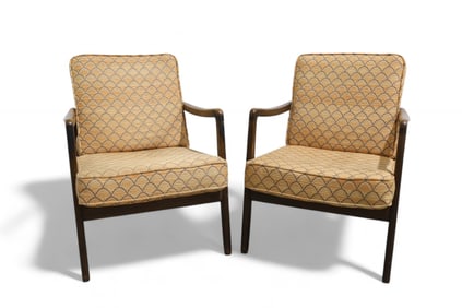 Ole Wanscher Lounge Chairs - Pair