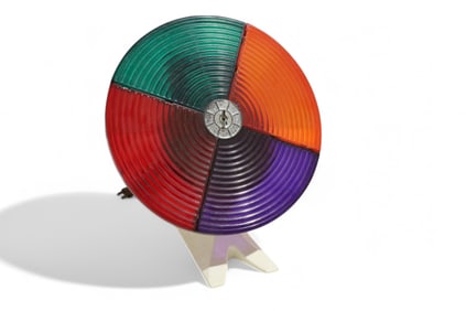 Vintage Christmas Tree Color Wheel