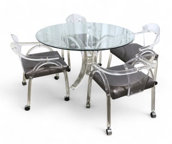 Charles Hollis Jones Lucite Kitchen Set - 5 Pc.