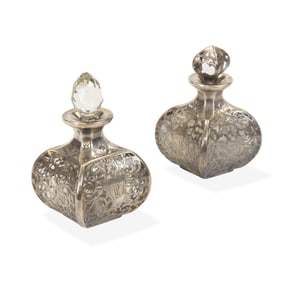 Silver Overlay Bottles - 2