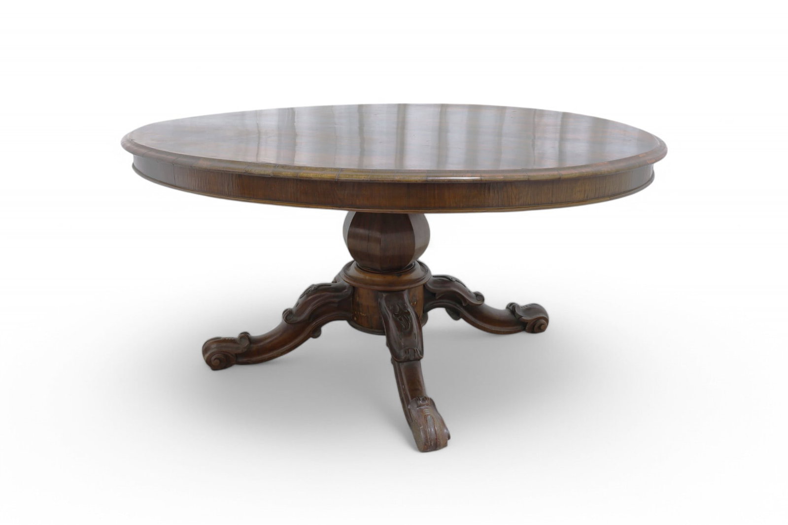 Victorian Rosewood Tilt Top Table: A Victorian rosewood tilt top occasional tilt top table Dimensions:28x60x48