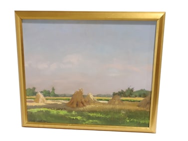 Signed Jerzy Gnatowsk Oil on Canvas