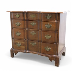 Block front 4 Drawer Chest