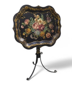 Tole Tilt Top Table