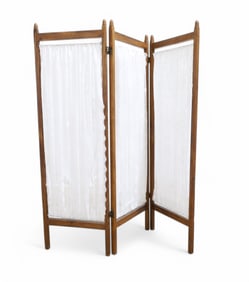 3 Panel Oak Screen