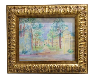 "The Gate to Princeton University" Watercolor