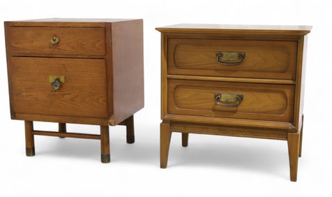 Mid Century Walnut End Stands - 2